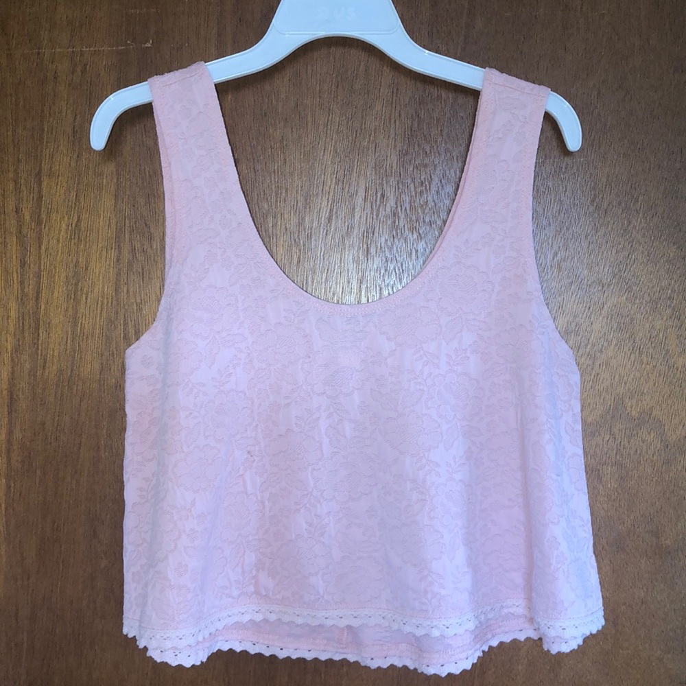 Cropped Baby Pink Tank